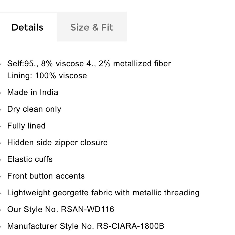 Rococo Sand Ciara Mini dress XXS - Picture 9 of 9